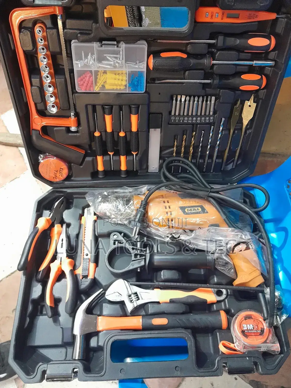 Dera Drill Set 650W Plus Free Bits and More Accessories
