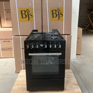 New Model Black BJS 60X60 3-Gas+1 Hot Plate With Turbo-Fan
