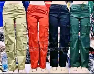 Designer Black Cargo Pants