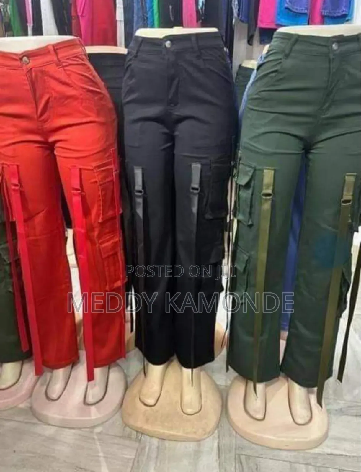 Beige Cargo Pant/Side Pocket Trouser