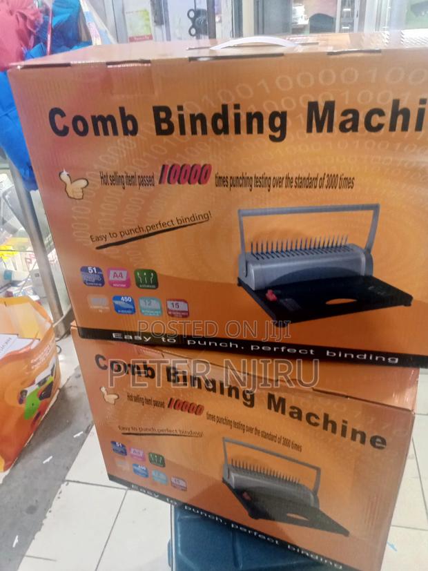 New Arrivals Comb Binding Machine - main view