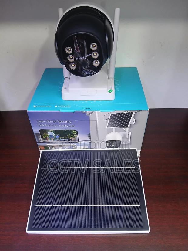 Outdoor Dual Lens 4G Sim Solar Powered Camera