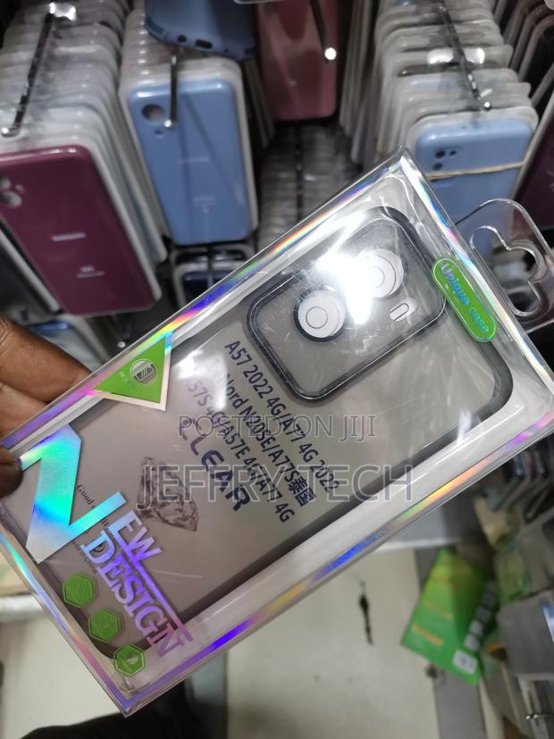 Oppo A57 4G 2022 Cover Camera Protection Soft Clear Case - thumbnail 2