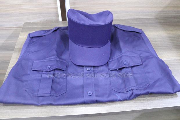 Security Work Cap And Shirt (Blue Security)