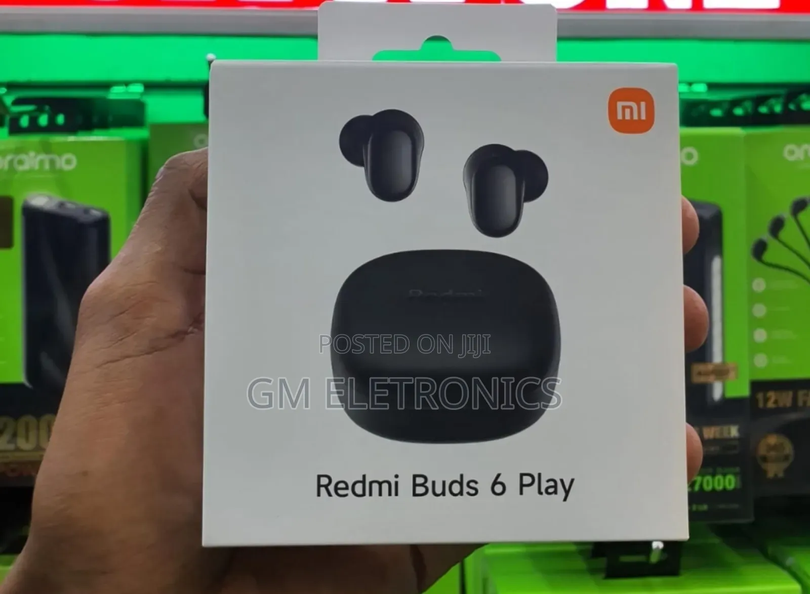 Redmi Buds 6 Play- Black.