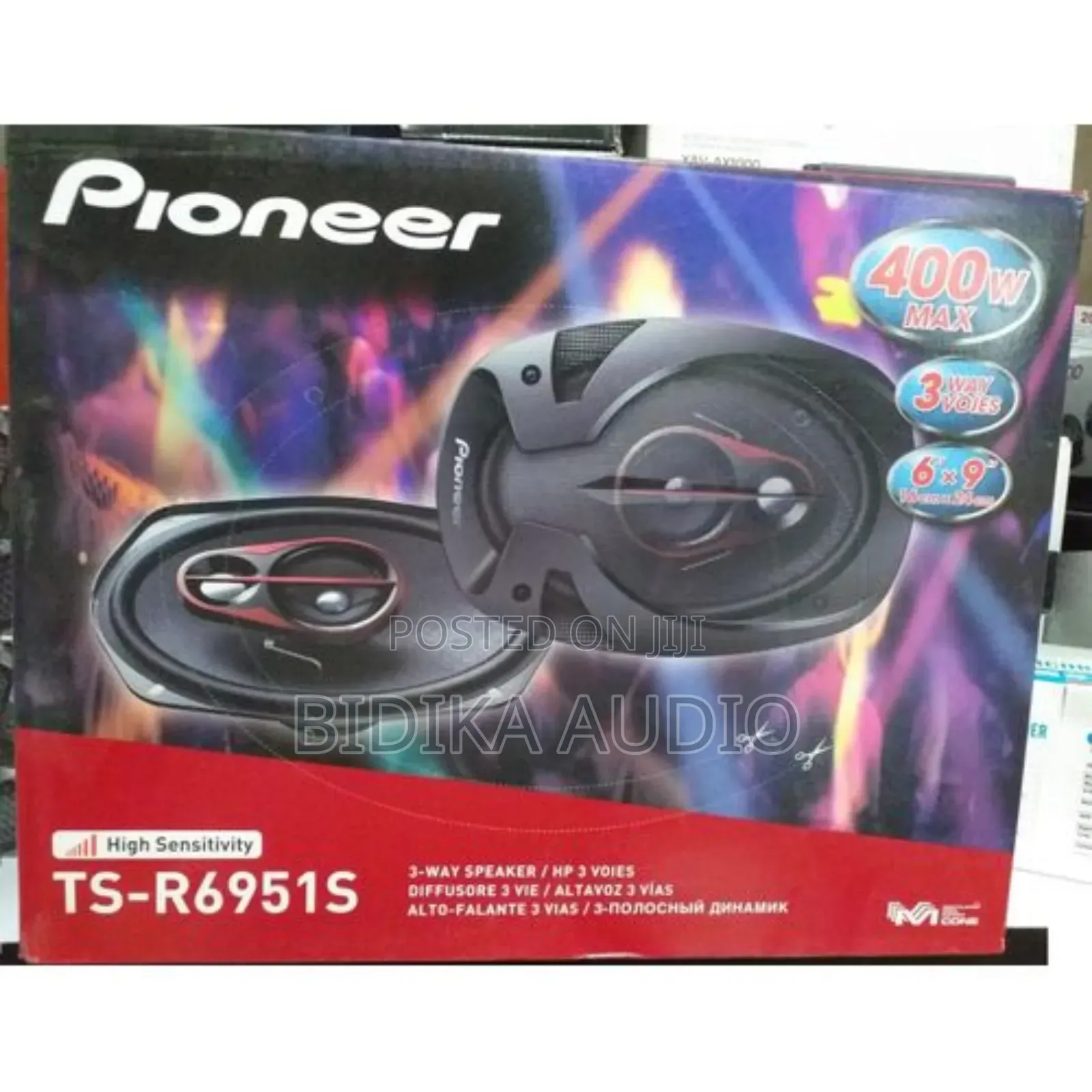 Pioneer Heavy-Duty 400 Watts Oval 6 by 9 Midrange Speakers
