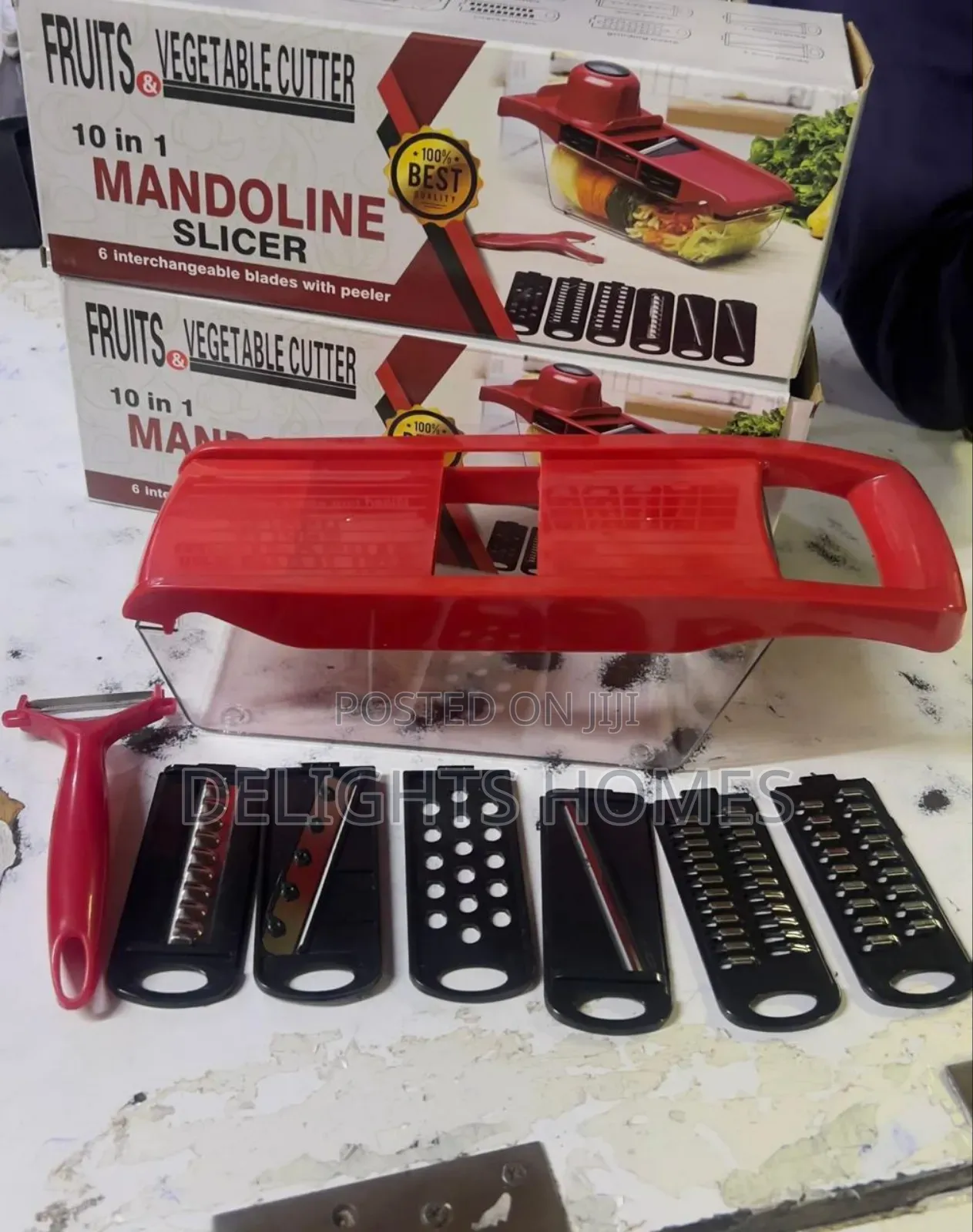Mandolin 10'in 1 Vegetables or Salad Slicer. _Jim