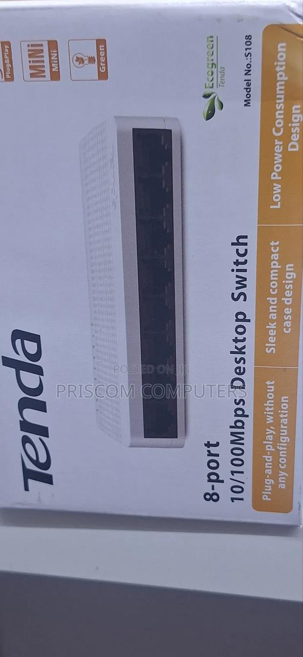 8 Ports Tenda Desktop Networking Switch - thumbnail 4