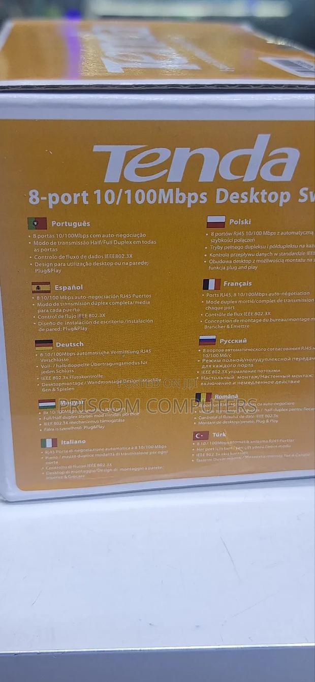 8 Ports Tenda Desktop Networking Switch - thumbnail 5