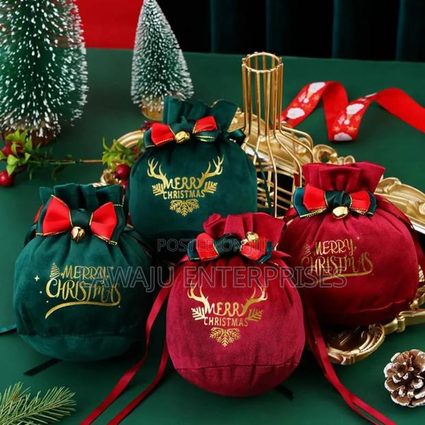 2pc Santa Gift Candy Bag