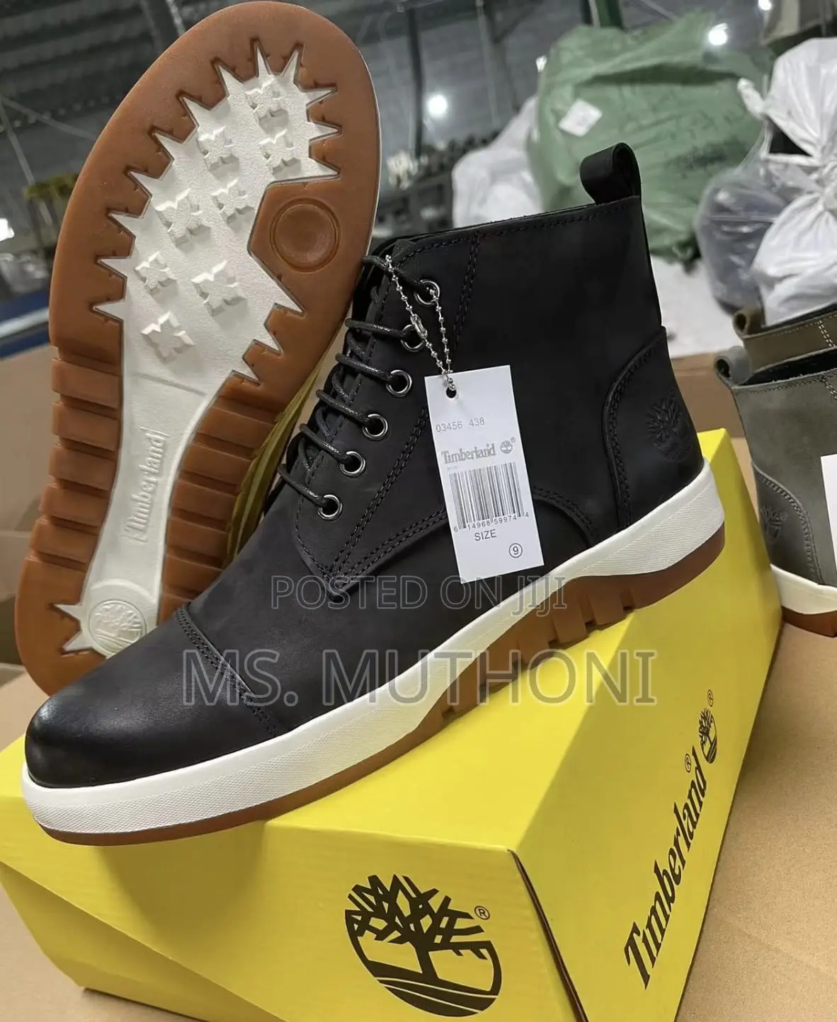 High Top Leather Boots Size 39-45