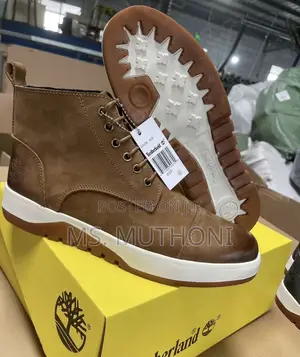 High Top Leather Boots Size 39-45