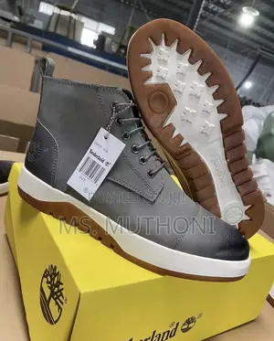 High Top Leather Boots Size 39-45