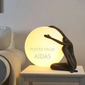 Nordic Sitting Humanoid Table Lamp