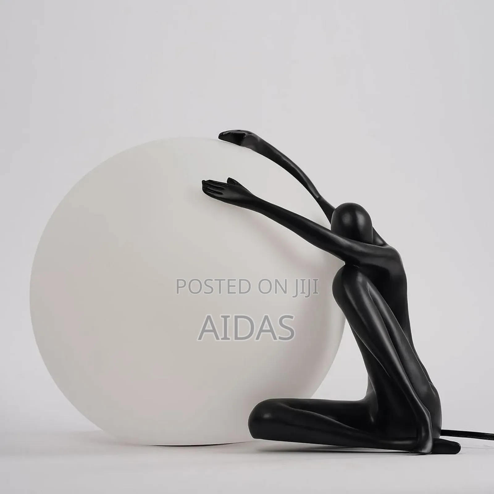 Nordic Sitting Humanoid Table Lamp