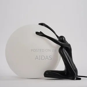 Nordic Sitting Humanoid Table Lamp