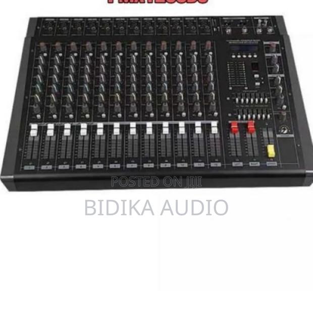 Omax Audio Powered Mixer, 12channel With Bluetooth and USB