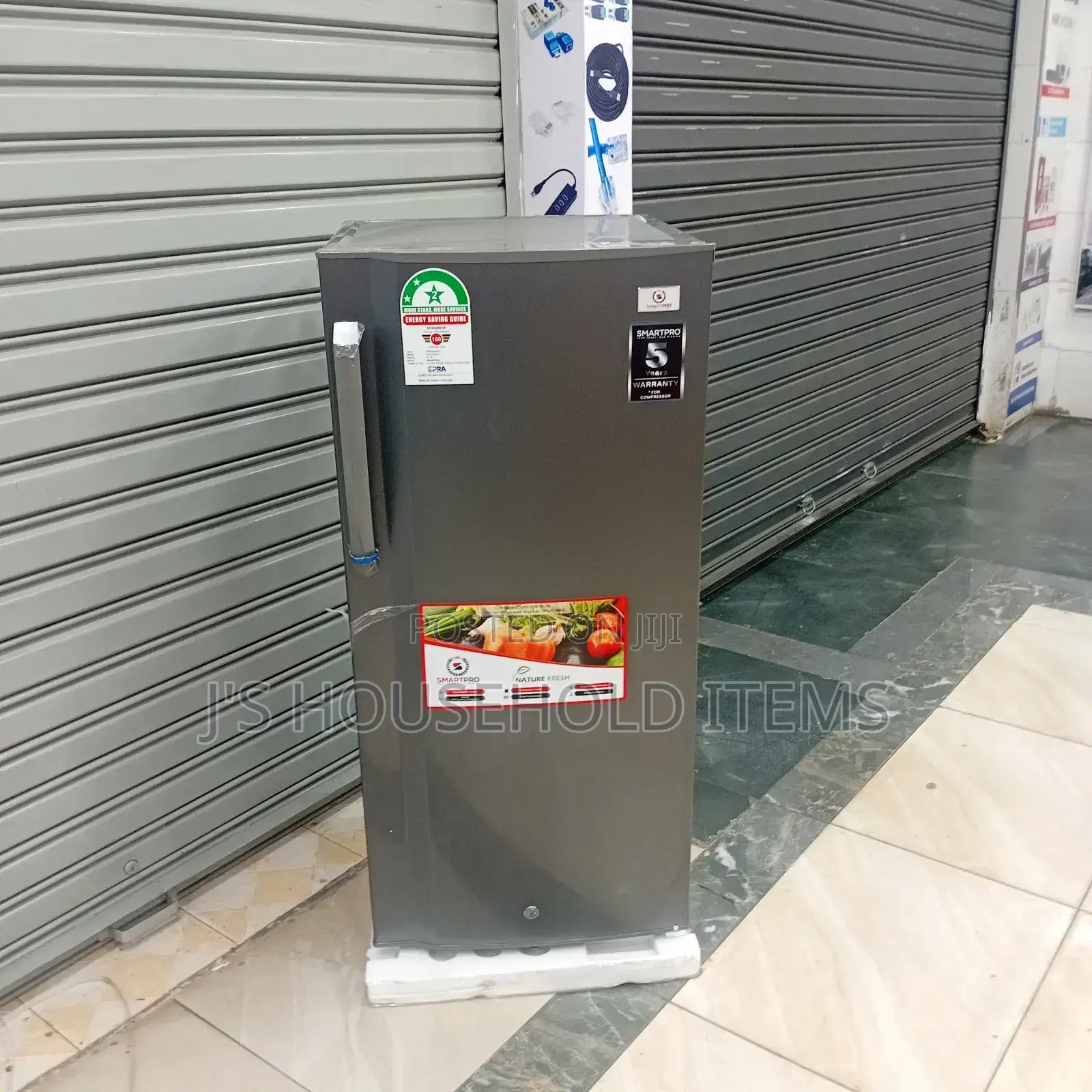 Smartpro 150L Single Door Fridge