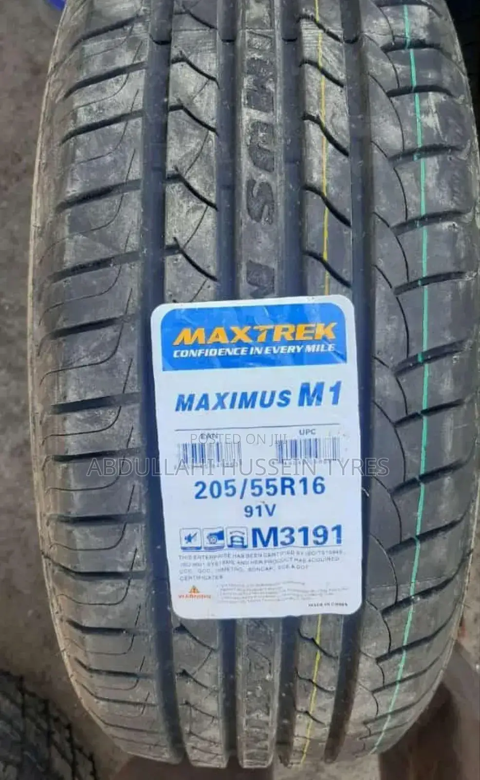 205/55 R16 Maxtrek Tyres