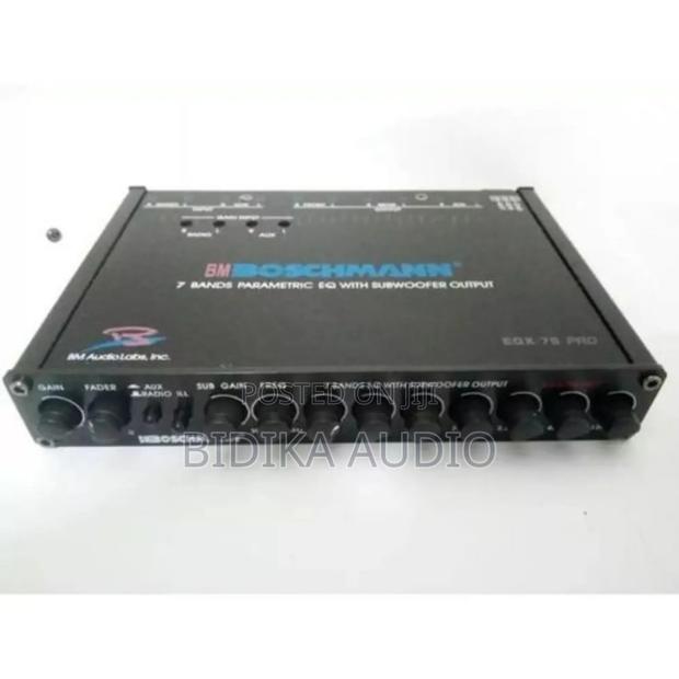 Boschmann Equalizer Eq 75 Pro 7 Band Parametric Equalizer