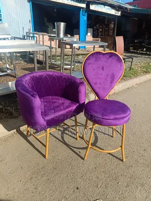 2 Manicure Seats, Purple 