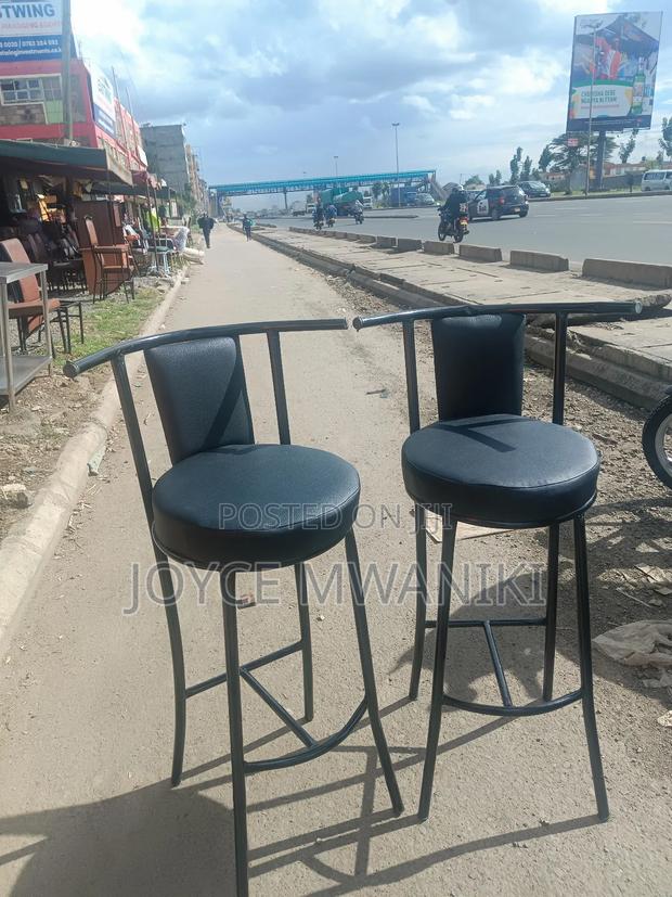 Bar High Stools, Black Plain - main view