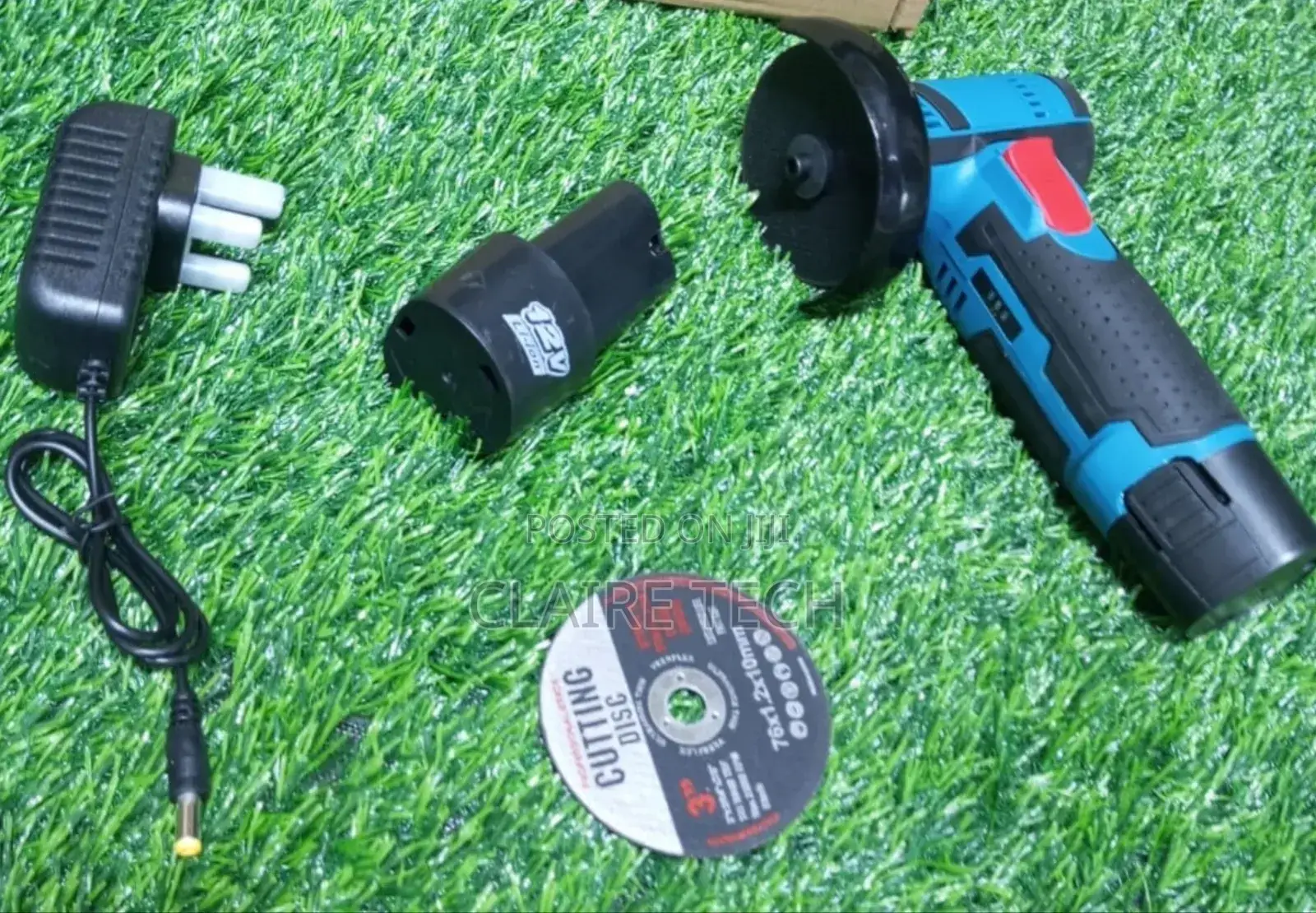 Cordless Angle Grinder 12v 2 Batteries