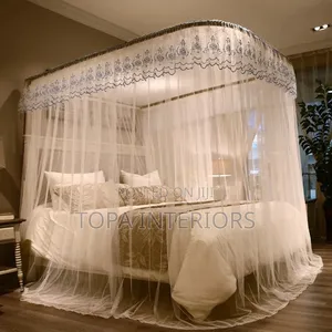 Strong Stands Two Stand Rail Mosquito Nets Queen Size Bed