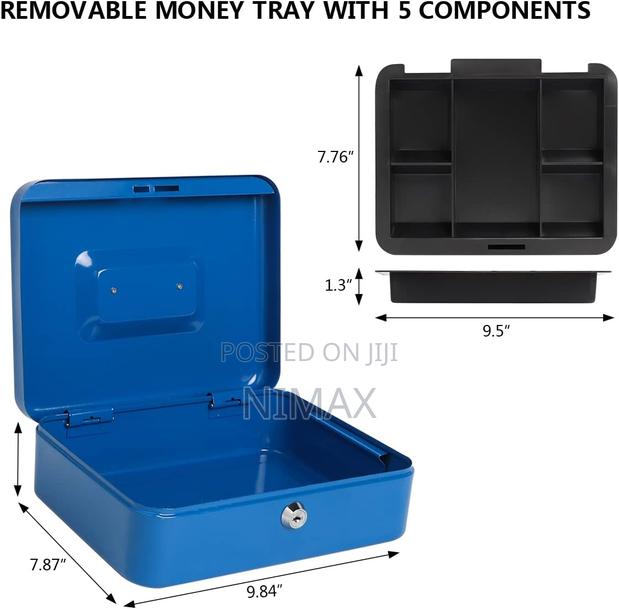 Cash Box 12"Inches Large - thumbnail 3