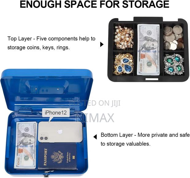 Cash Box 12"Inches Large - thumbnail 4