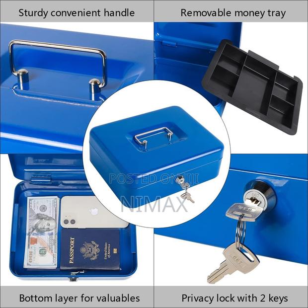 Cash Box 12"Inches Large - thumbnail 5