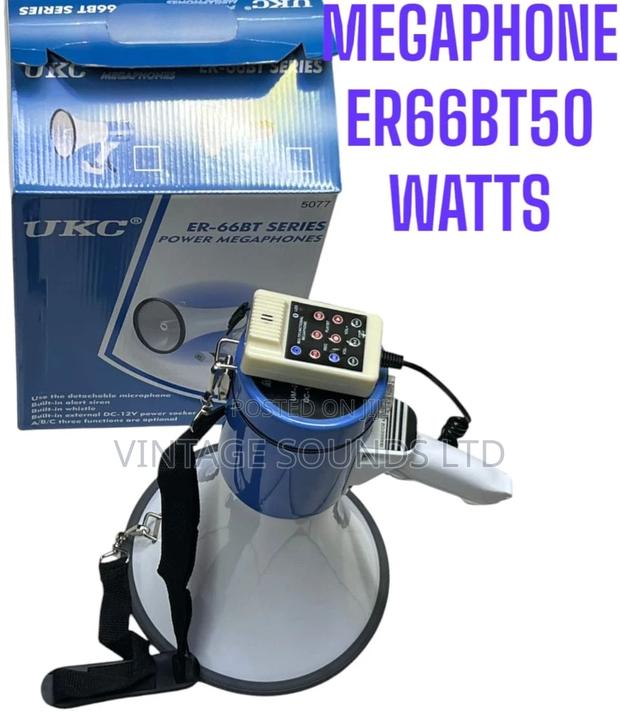 New Gen Ukc Er66bt Powered Megaphone 50 Watts