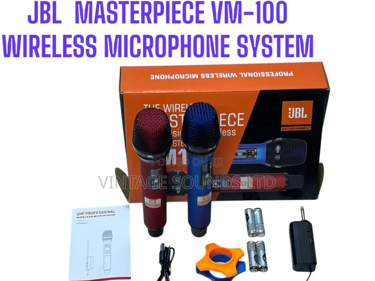 JBL VM100 Wireless Microphone Set