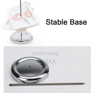 Straight Rod Paper Memo Holder Restaurant Receipt Holder