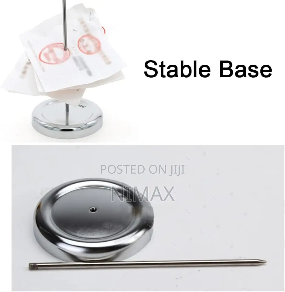 Straight Rod Paper Memo Holder Restaurant Receipt Holder