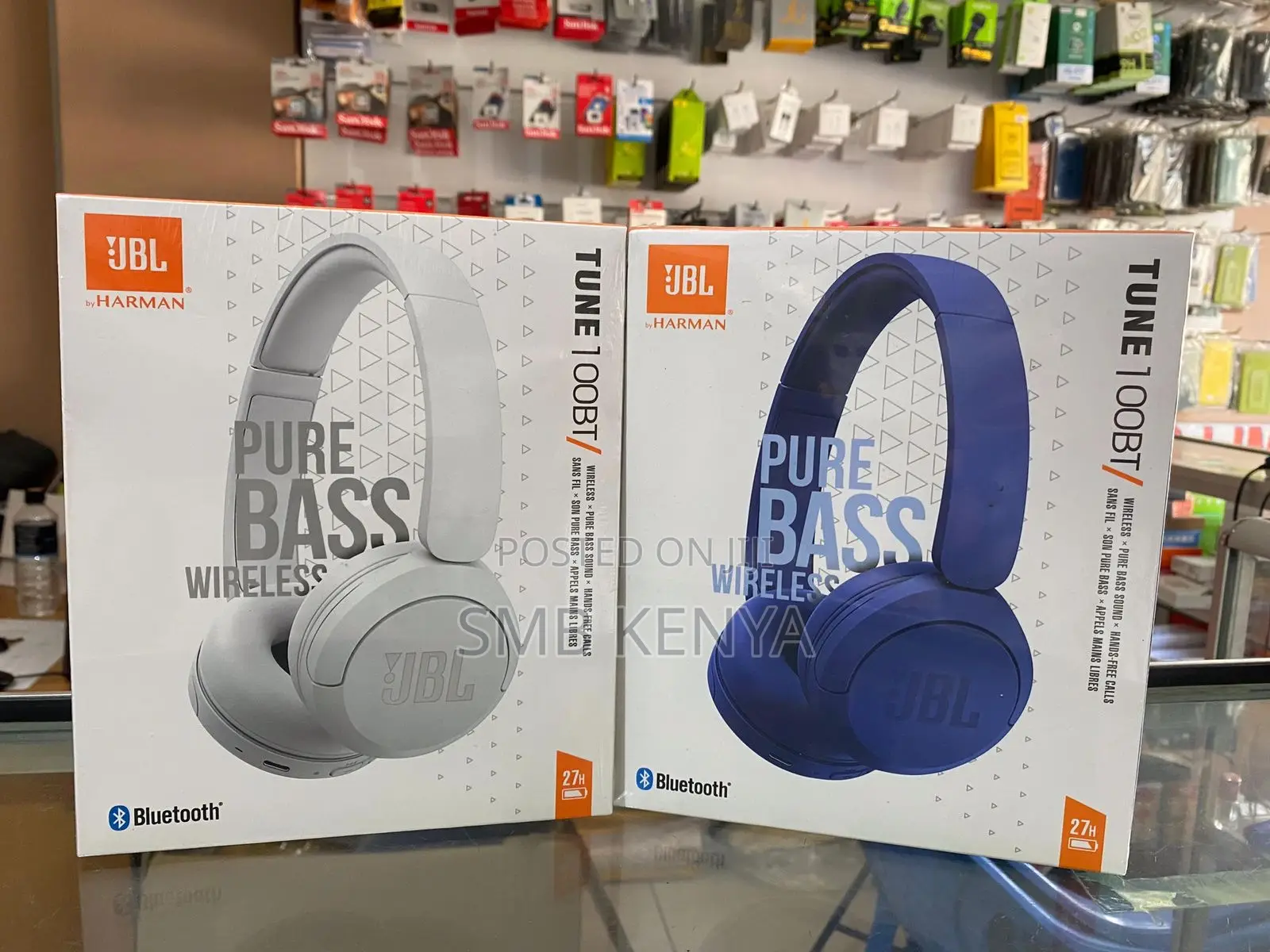 JBL Pure Bass Tune 100 Wireless Headphones