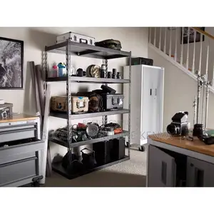 Cabinets: Steel Heavy Duty 5-Tier Utility Shelving Unit