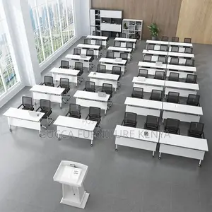 Office Tables: Modern Mobile Conference Folding Table