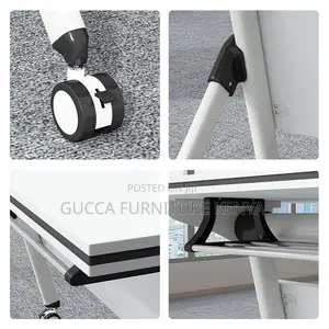 Office Tables: Modern Mobile Conference Folding Table