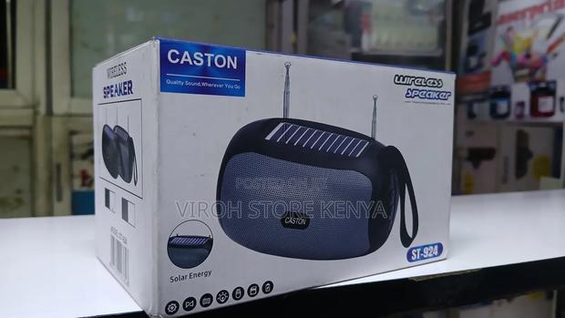 Caston Rechargeable Portable Fm Radio With Solar for Camping