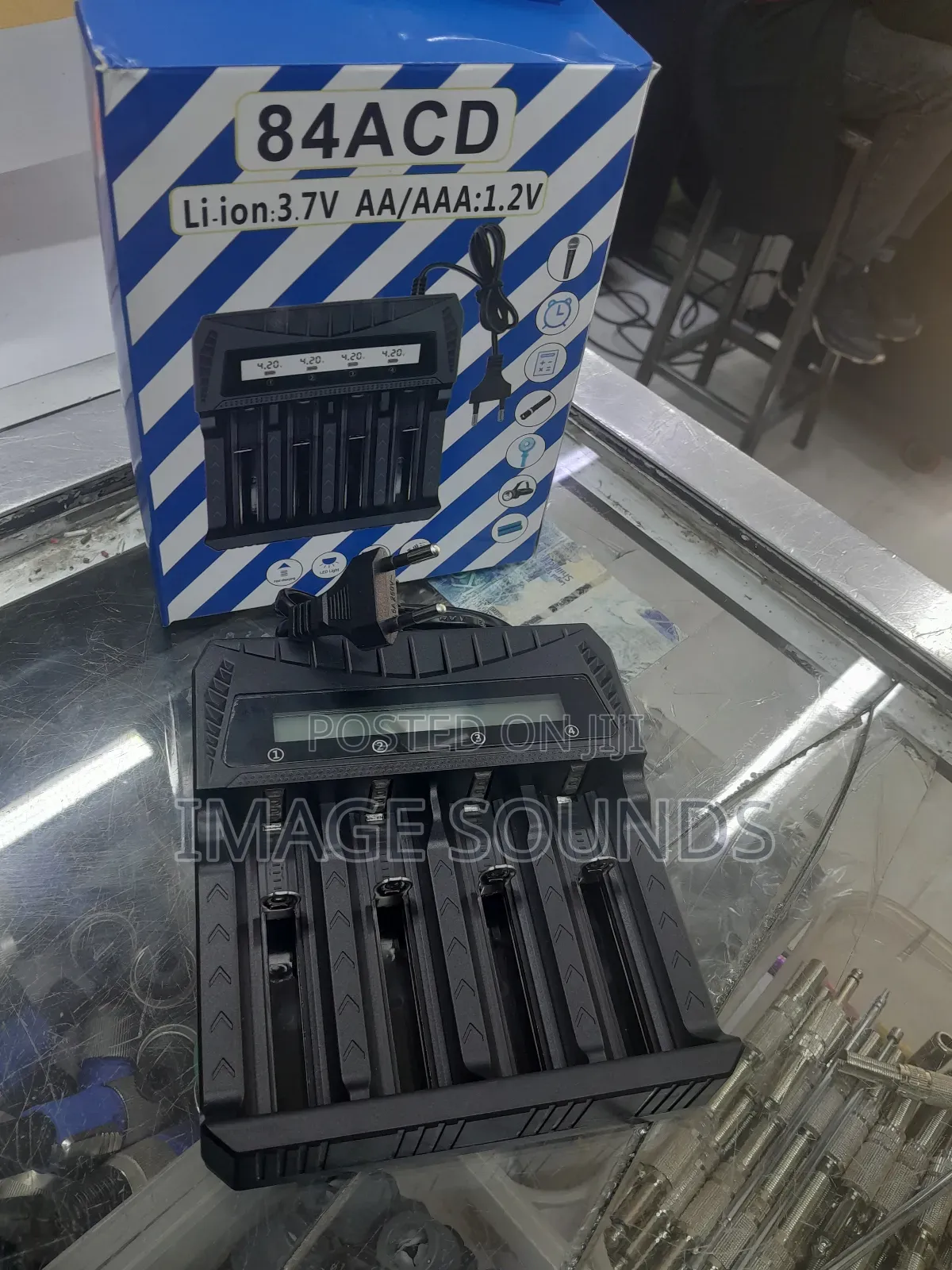 Battery Charger for All Batteries With 4 Ports (84 ACD)