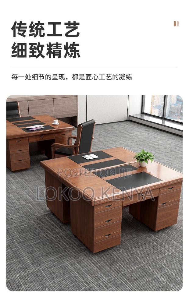 Office Desk: 1.4meter Executive Office Desk - thumbnail 5