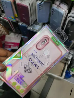 Electroplated Transparent Silicon Case for A20/A30/M10s