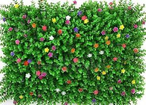 Floral Hedge Panels for Instant Beauty