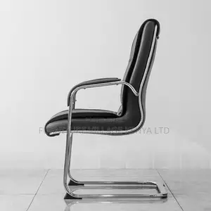 Guest Waiting Chair - Executive Leather Visitor Seat