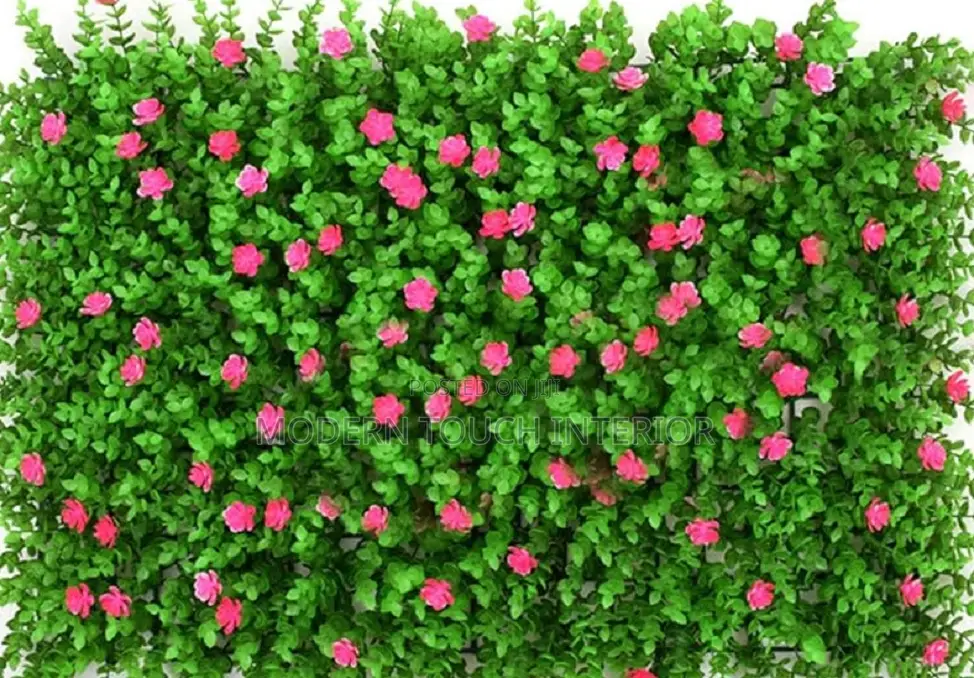 Easy-to-Install Floral Hedge Panels