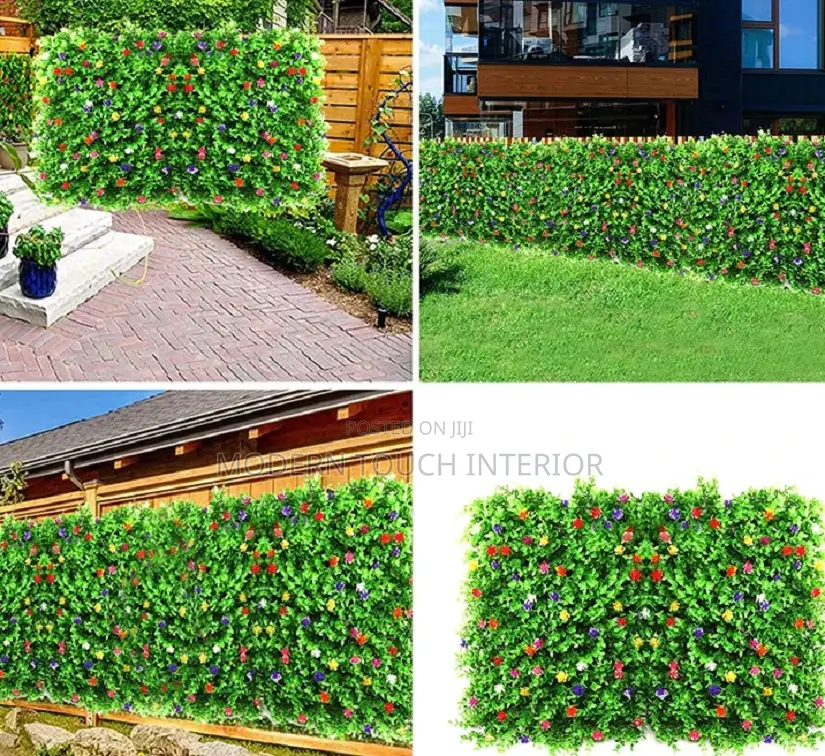Outdoor Decorative Floral Hedge Panels