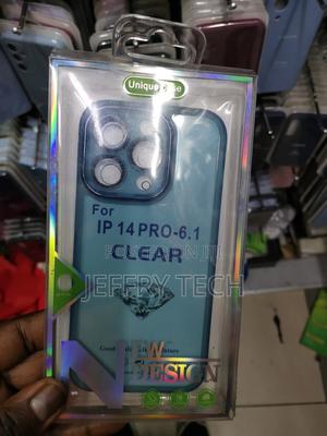 Electroplating Transparent Case for iPhone 14 Pro-Clear - thumbnail 2