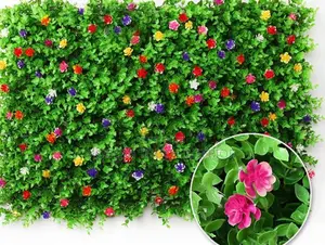 High-Quality Faux Floral Hedge Panels