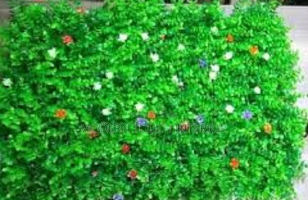 Artificial Floral Hedge Panels for Outdoor